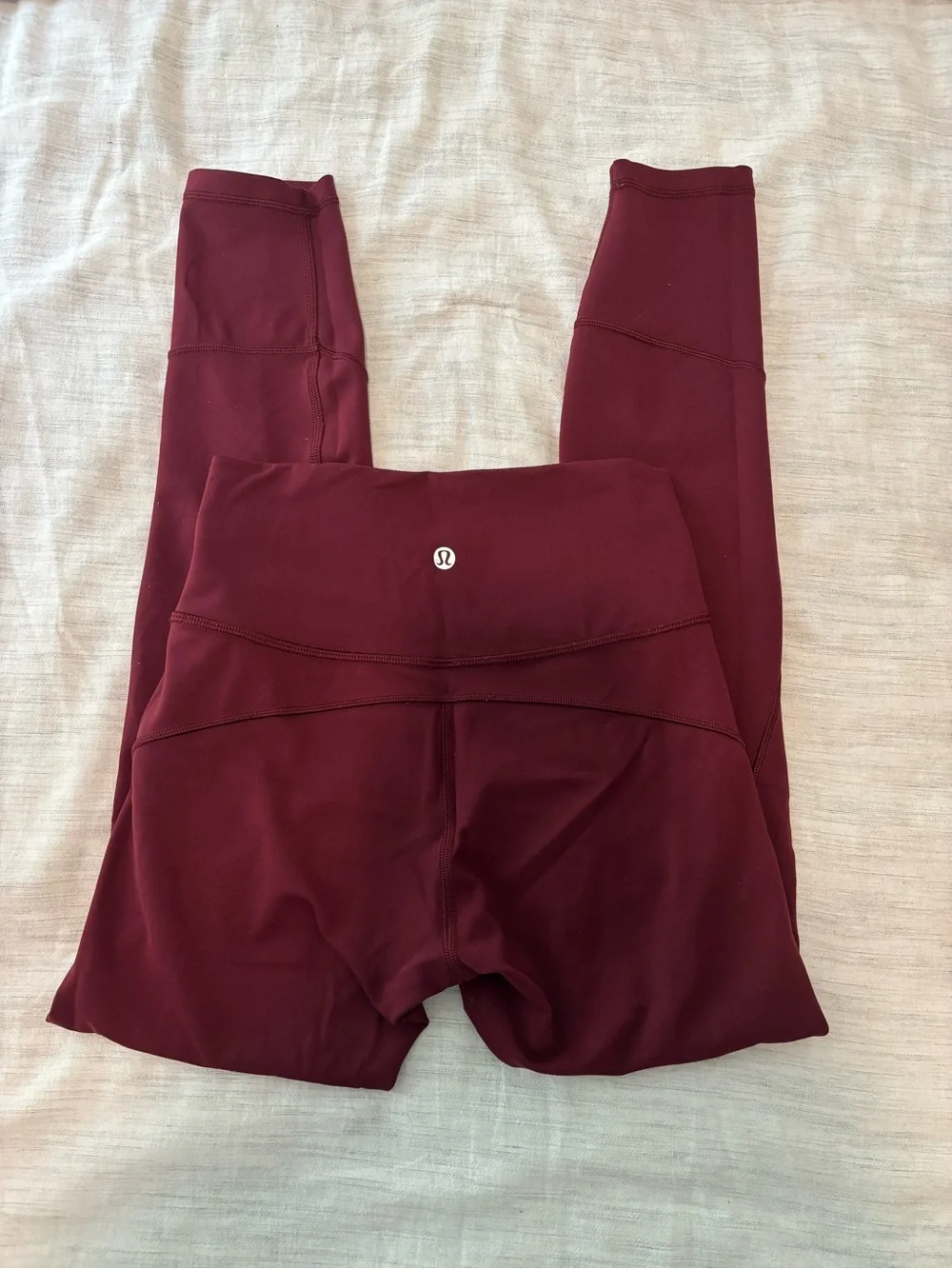 lululemon athletica women’s leggings in burgundy
